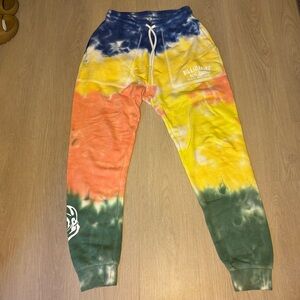 Billionaire Boys club multicolor tie-dye sweat pants
